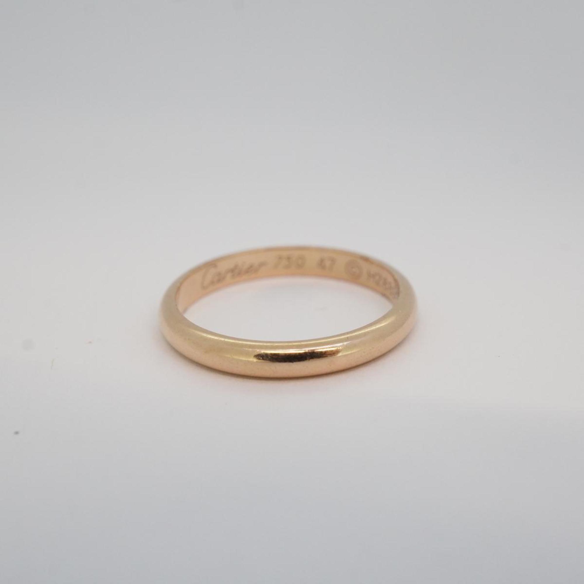 Cartier Ring Classic Wedding K18PG Pink Gold Ladies