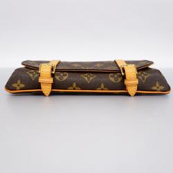 Louis Vuitton Waist Bag Monogram Pochette Marel M51159 Brown Ladies