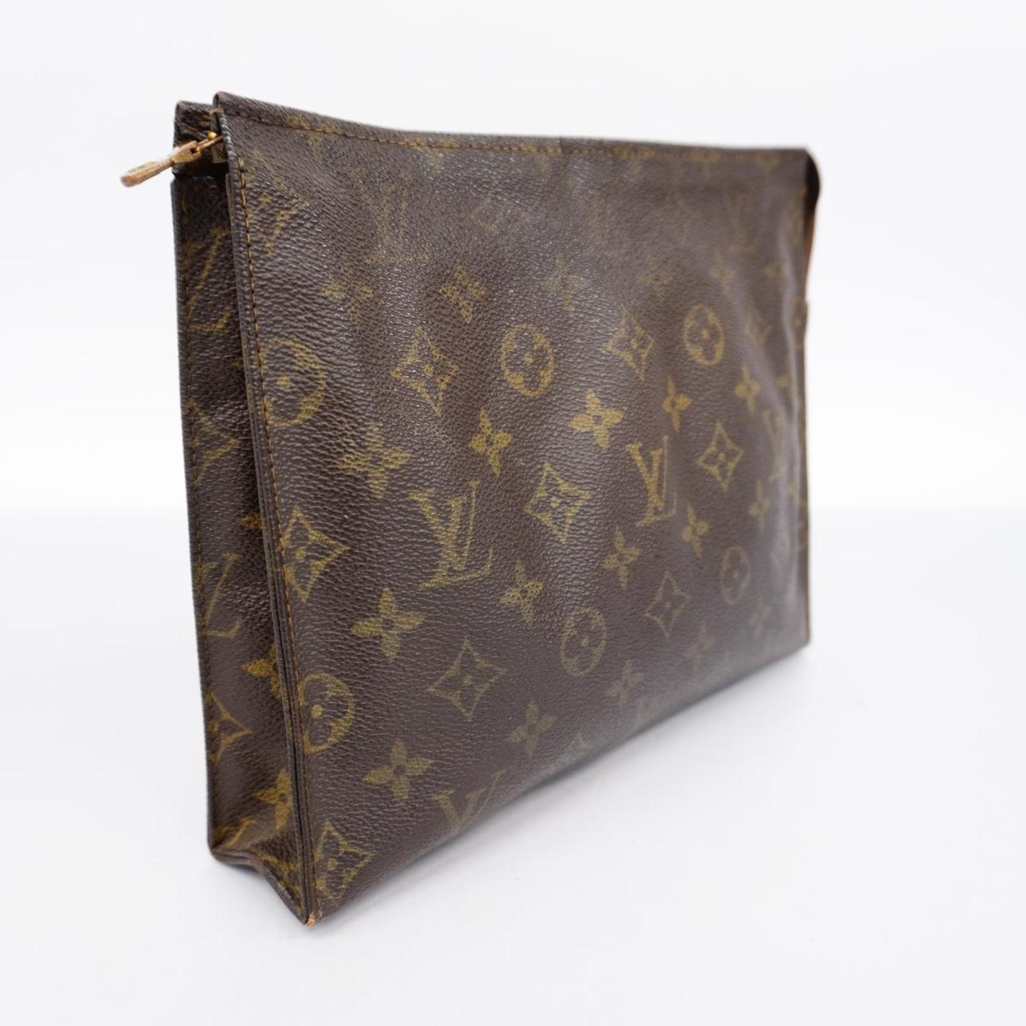 Louis Vuitton Pouch Monogram Poche Toilette 26 M47542 Brown Ladies