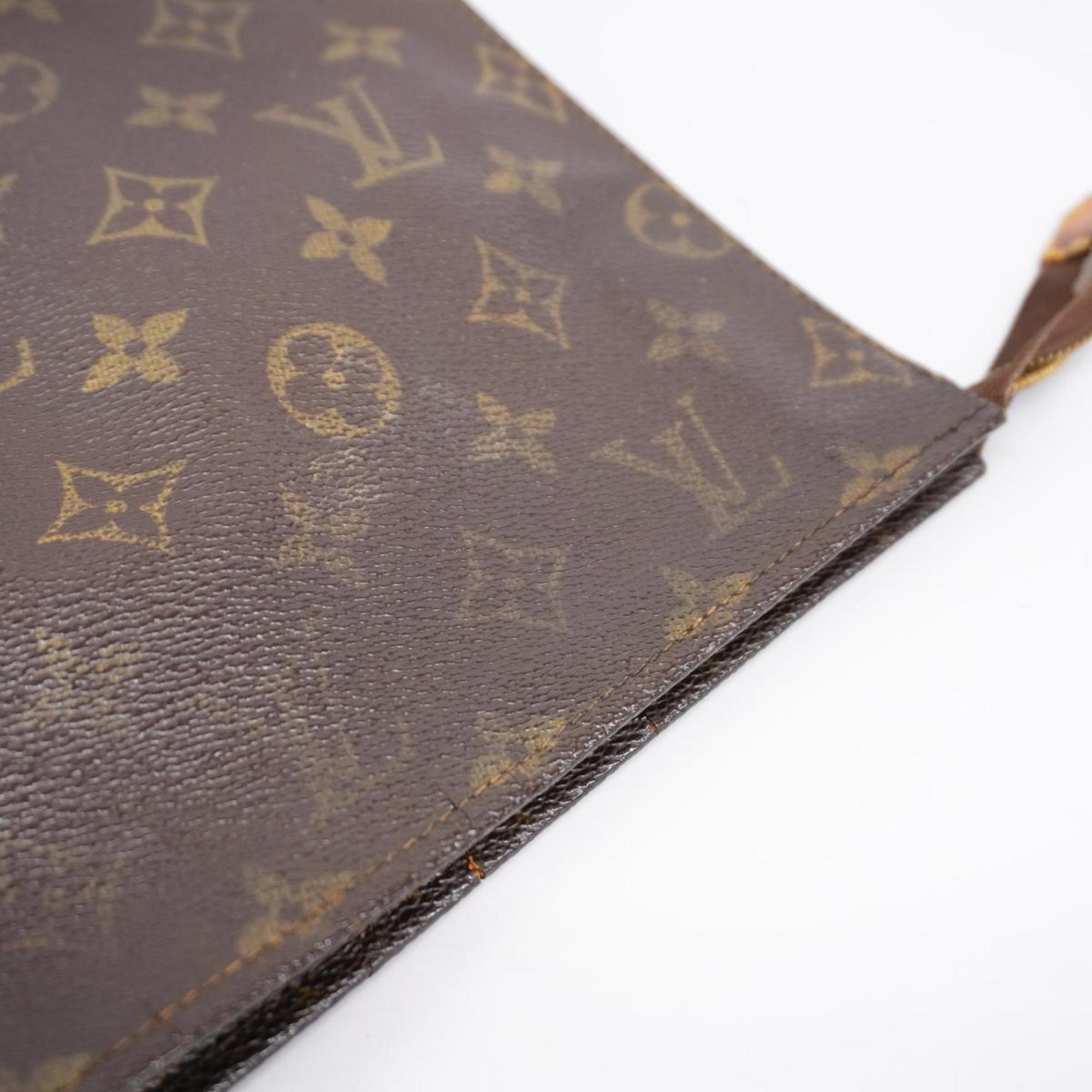 Louis Vuitton Pouch Monogram Poche Toilette 26 M47542 Brown Ladies