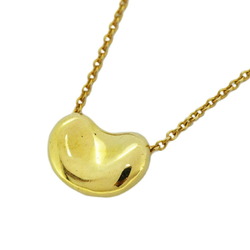 Tiffany Necklace Bean K18YG Yellow Gold Ladies