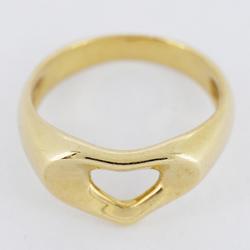 Tiffany Ring Heart K18YG Yellow Gold Ladies