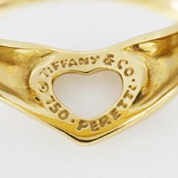 Tiffany Ring Heart K18YG Yellow Gold Ladies