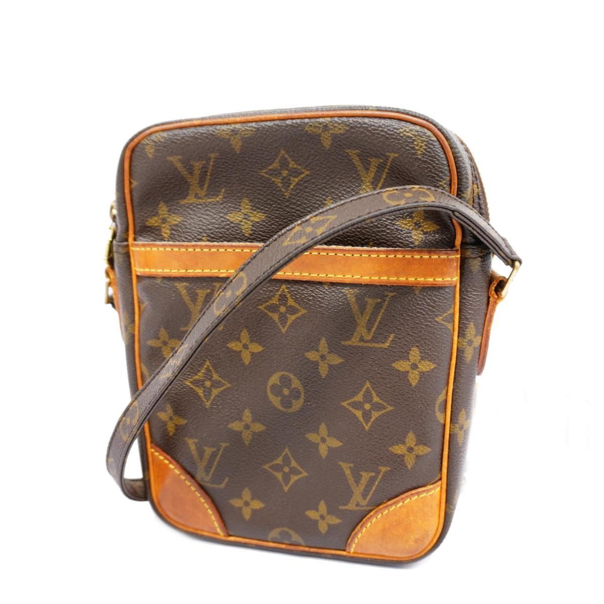 Louis Vuitton Shoulder Bag Monogram Danube M45266 Brown Ladies