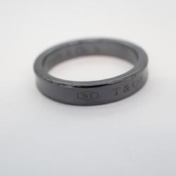 Tiffany Ring Narrow Titanium Black Men's