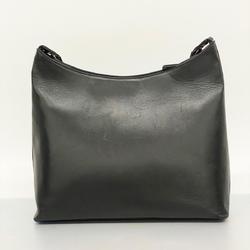 Salvatore Ferragamo Shoulder Bag Vara Leather Black Women's