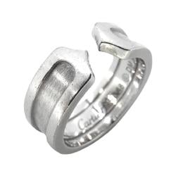 Cartier Ring 2C K18WG White Gold Ladies