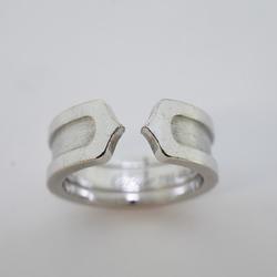 Cartier Ring 2C K18WG White Gold Ladies