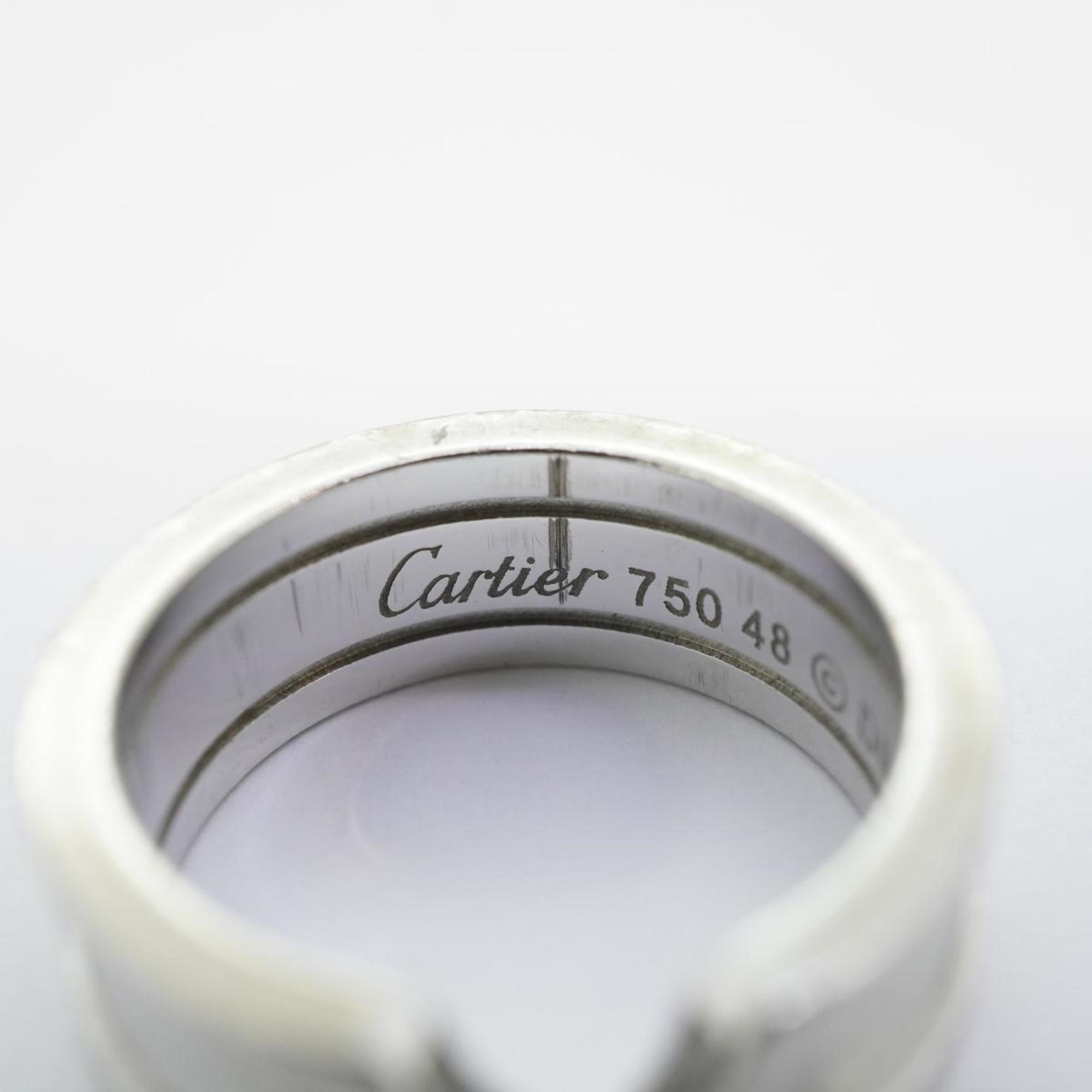 Cartier Ring 2C K18WG White Gold Ladies