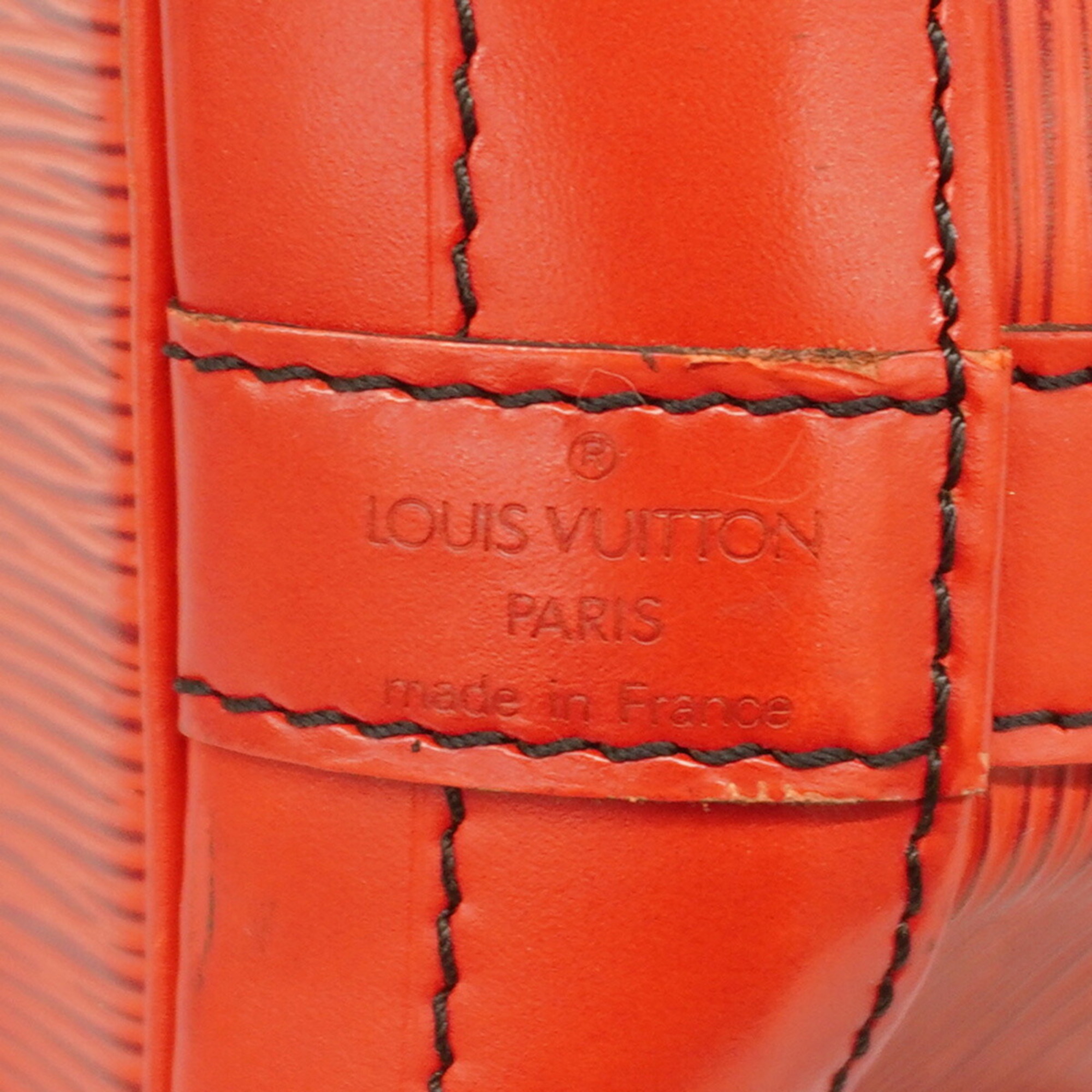 Louis Vuitton Shoulder Bag Epi Noe M44007 Castilian Red Ladies