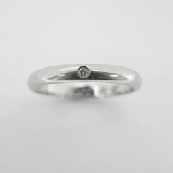 Cartier Ring Classic Wedding 1PD Diamond Pt950 Platinum Ladies