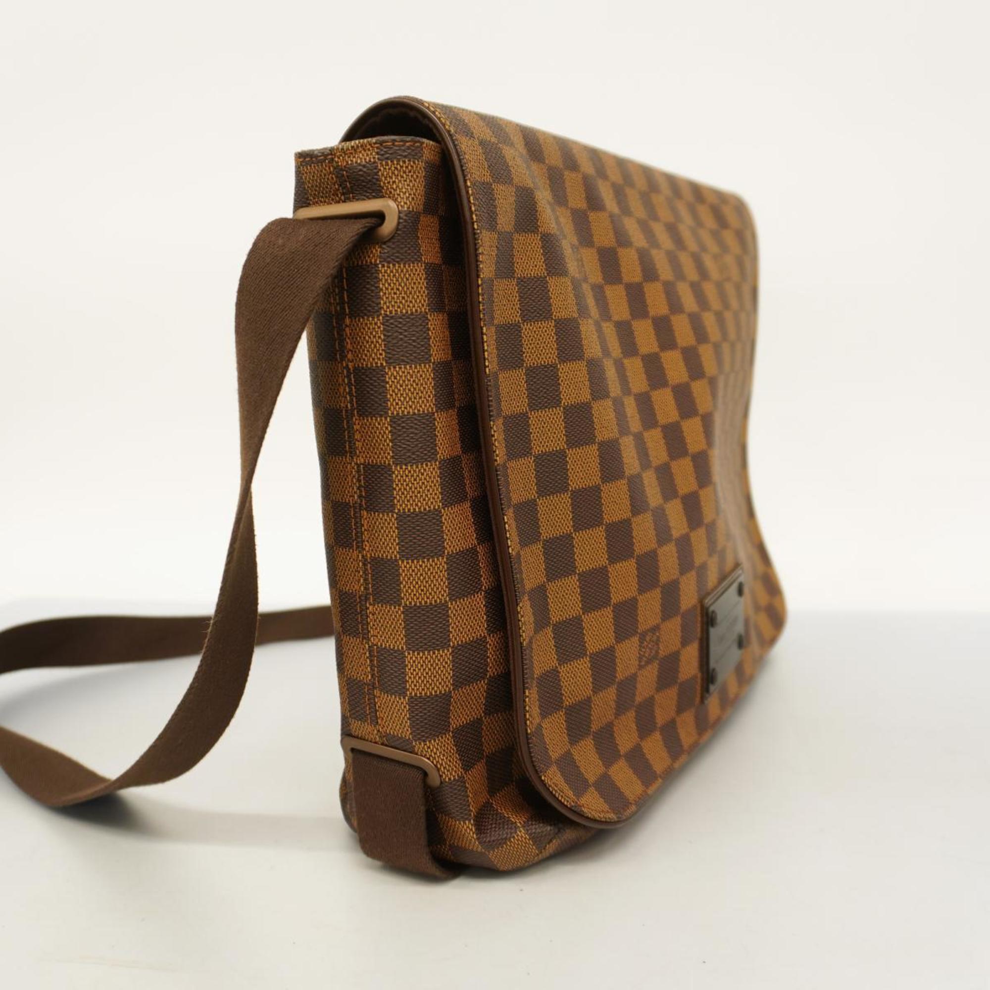 Louis Vuitton Shoulder Bag Damier Brooklyn GM N51212 Ebene Ladies