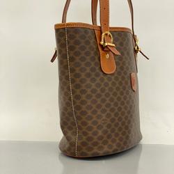 Celine Tote Bag Macadam Brown Women's