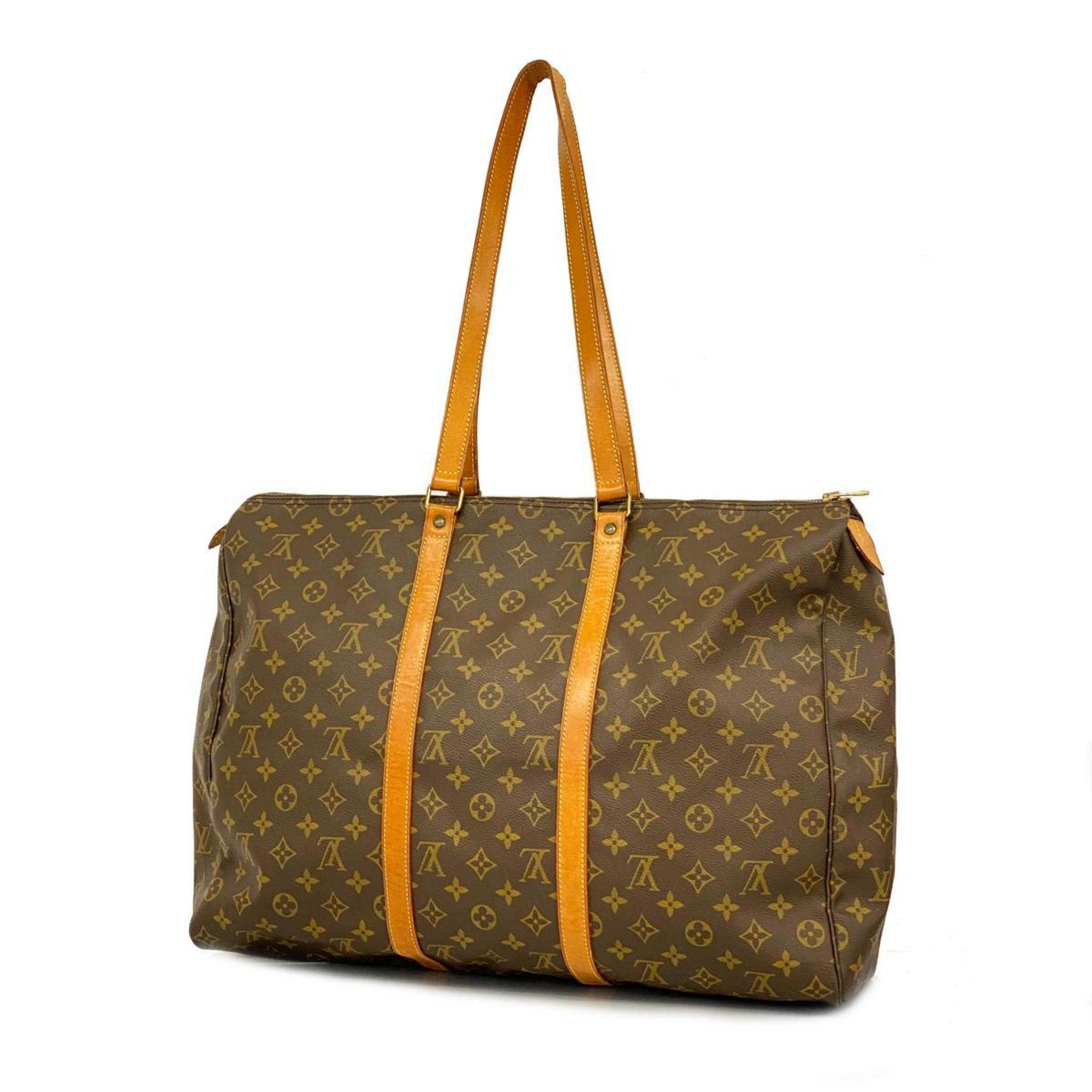 Louis Vuitton Boston Bag Monogram Flanery 50 M51116 Brown Men's Women's