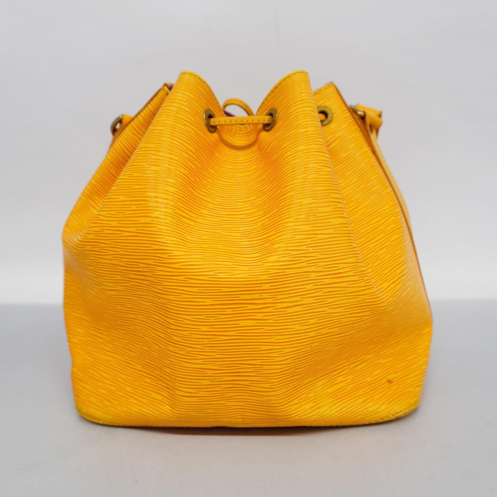 Louis Vuitton Shoulder Bag Epi Petit Noe M44109 Jaune Ladies