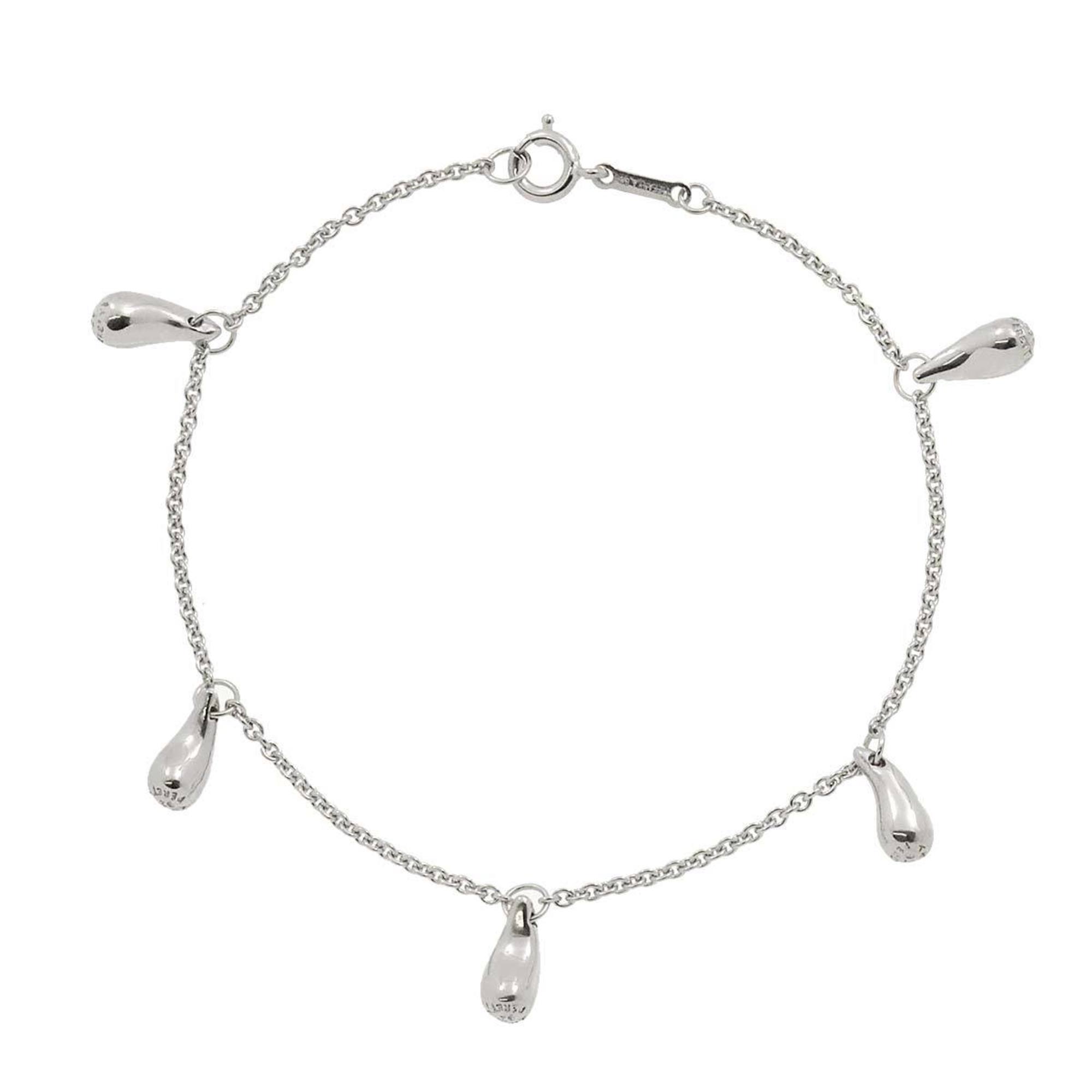 Tiffany & Co. Teardrop 5P Bracelet 17cm SV Silver 925