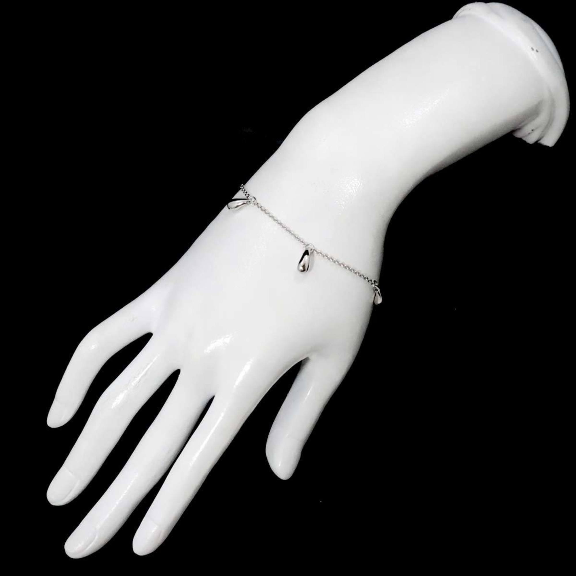 Tiffany & Co. Teardrop 5P Bracelet 17cm SV Silver 925