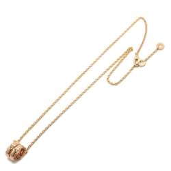 BVLGARI Serpenti Viper Diamond Necklace 44cm K18 PG Pink Gold 750