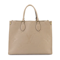 Louis Vuitton LOUIS VUITTON Monogram Empreinte On the Go MM 2way Tote Shoulder Bag Tourterelle M45607 RFID Onthego