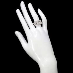 Chopard Happy Diamond Square Ring K18WG White Gold 750