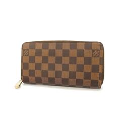 Louis Vuitton Long Wallet Damier Zippy N60015 Ebene Men's Women's