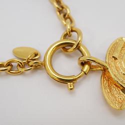 Chanel Necklace Coco Mark Matelasse GP Plated Gold Women's