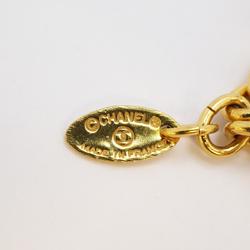 Chanel Necklace Coco Mark Matelasse GP Plated Gold Women's