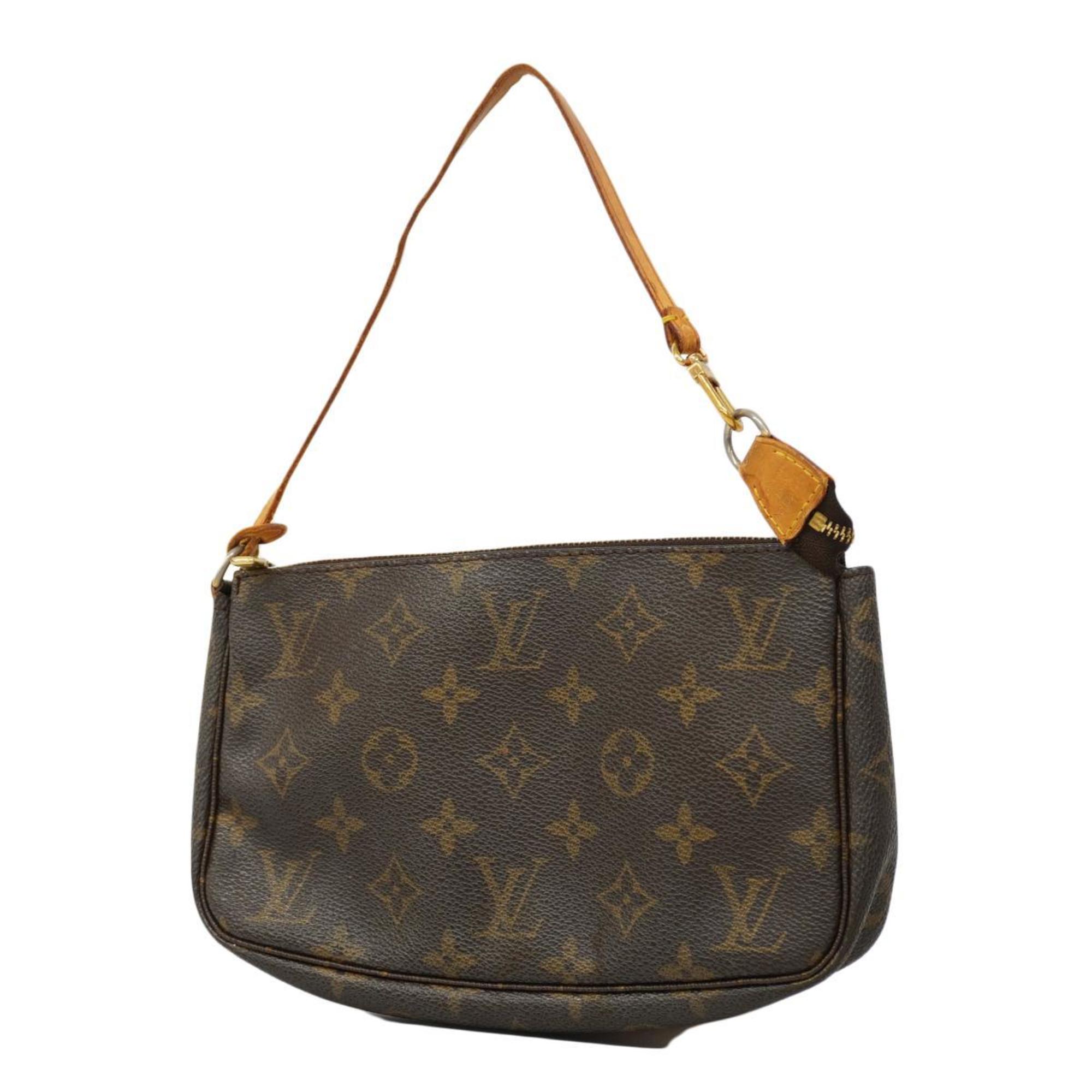 Louis Vuitton Pouch Monogram Pochette Accessoires M51980 Brown Women's