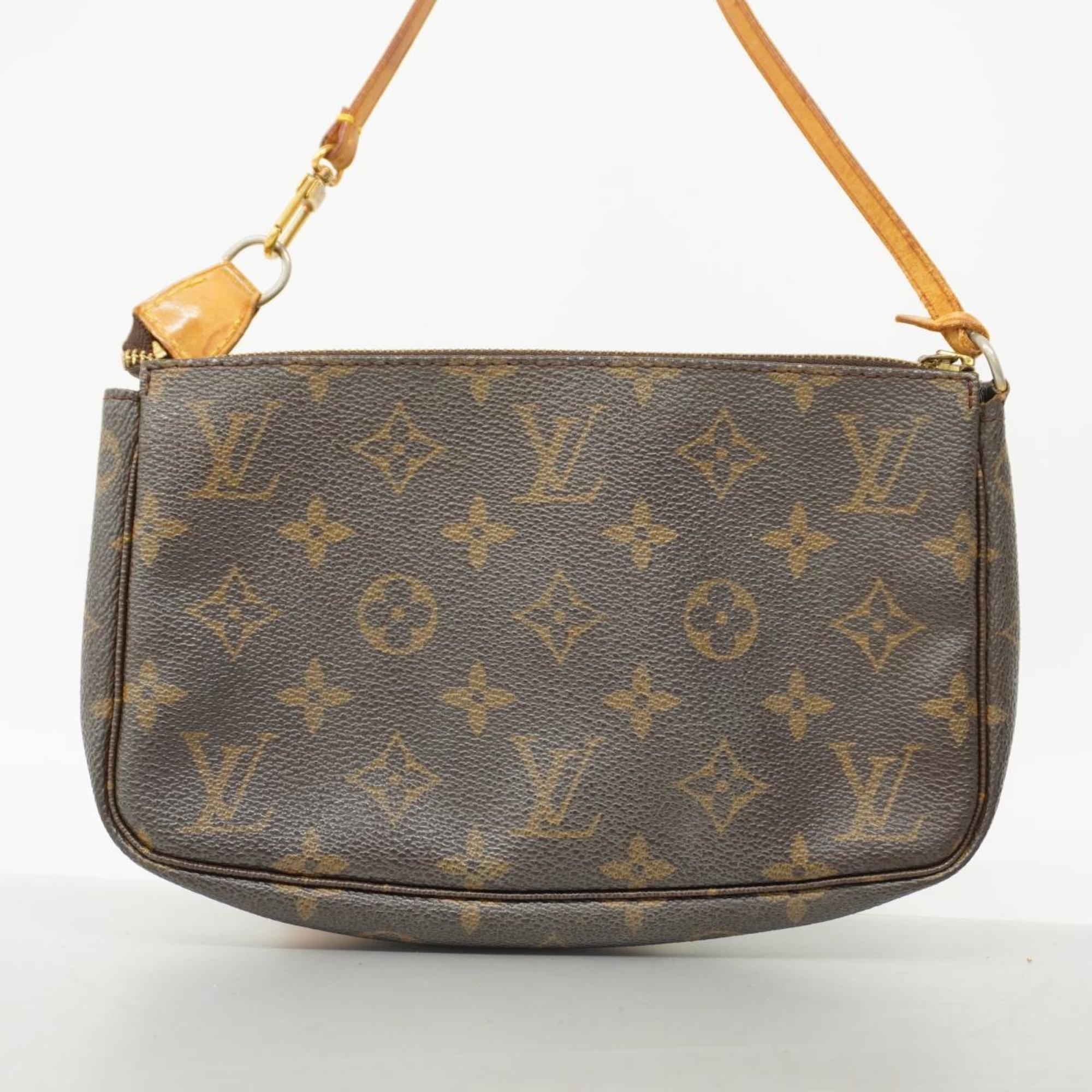 Louis Vuitton Pouch Monogram Pochette Accessoires M51980 Brown Women's