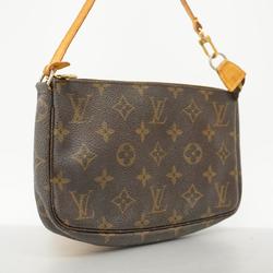 Louis Vuitton Pouch Monogram Pochette Accessoires M51980 Brown Women's