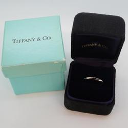 Tiffany Ring Knife Edge Pt950 Platinum Ladies