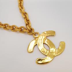 Chanel Necklace Coco Mark GP Plated Gold Women's