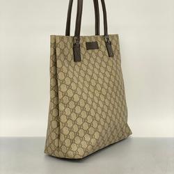 Gucci Tote Bag GG Supreme 131220 Brown Women's