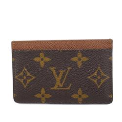 Louis Vuitton Business Card Holder/Card Case Monogram Porte Carte Sample M61733 Brown Men's/Women's