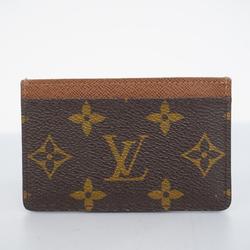 Louis Vuitton Business Card Holder/Card Case Monogram Porte Carte Sample M61733 Brown Men's/Women's