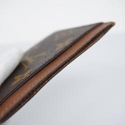 Louis Vuitton Business Card Holder/Card Case Monogram Porte Carte Sample M61733 Brown Men's/Women's