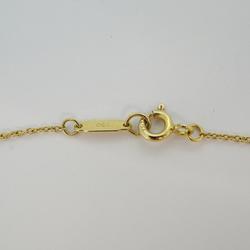 Tiffany Necklace Bow Ribbon K18YG Yellow Gold Women's