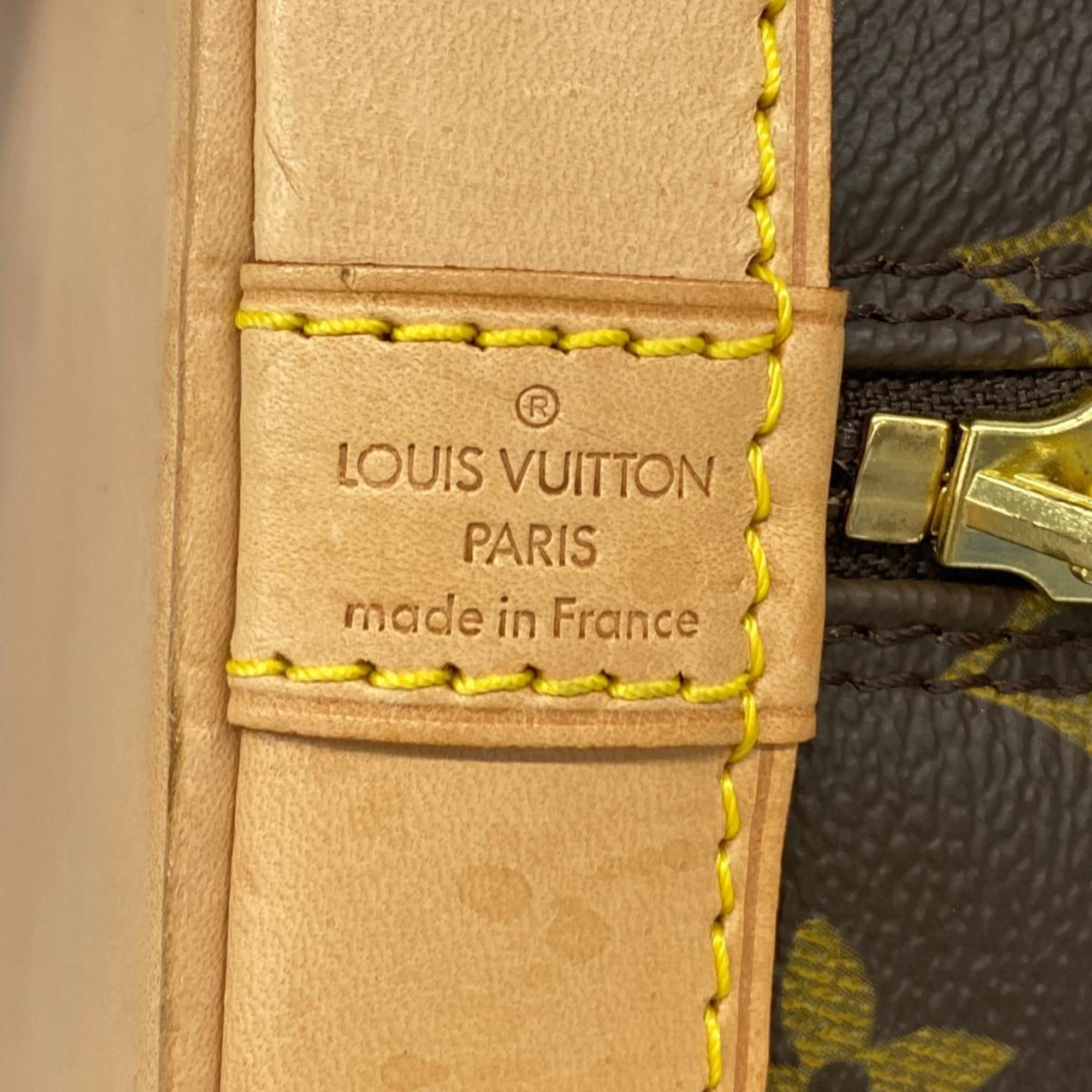 Louis Vuitton handbag Monogram Alma M51130 brown ladies