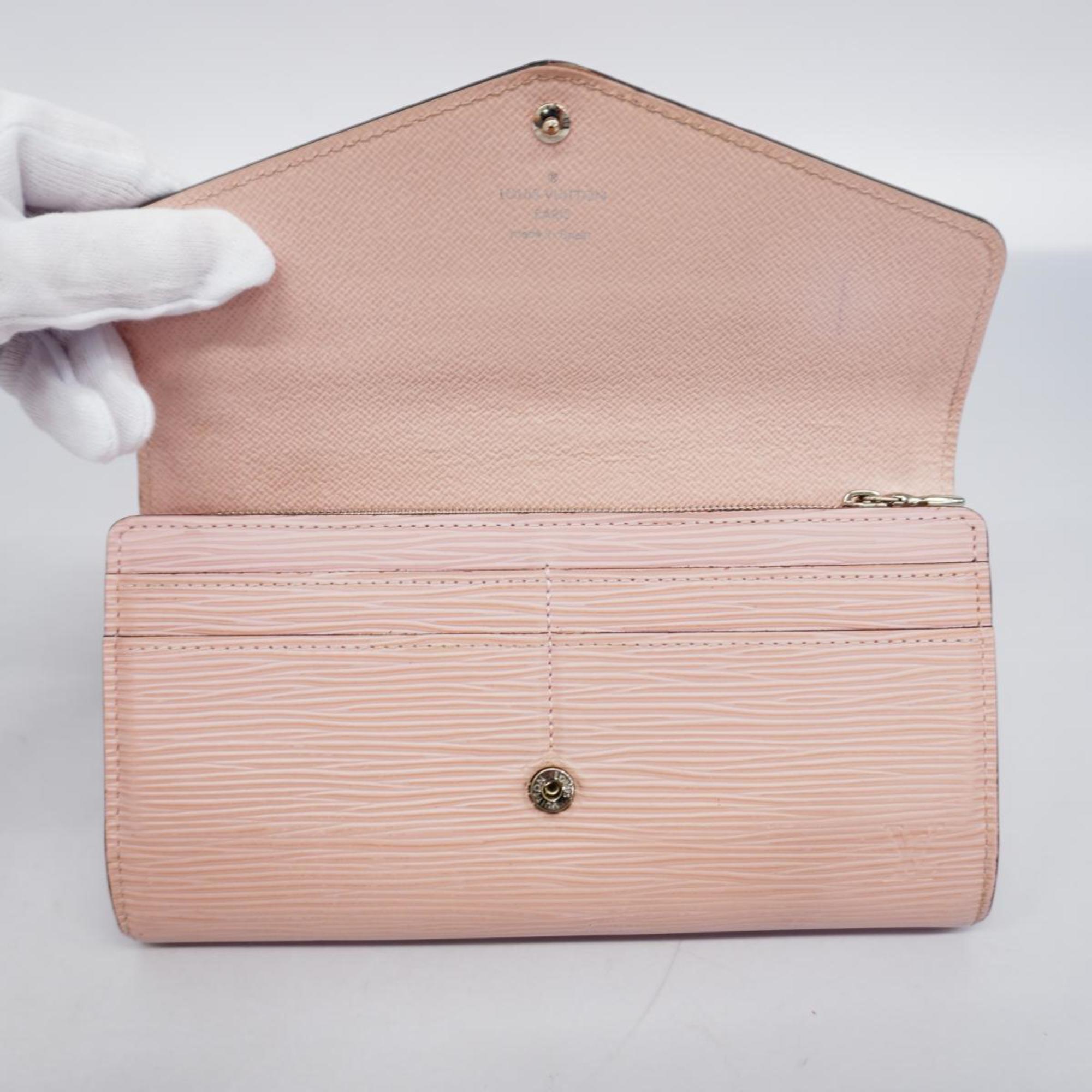 Louis Vuitton Long Wallet Epi Portefeuille Sarah M60602 Rose Clair Ladies