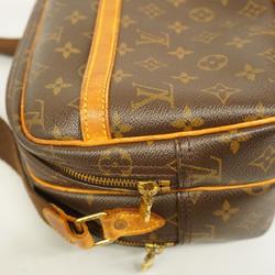 Louis Vuitton Shoulder Bag Monogram Reporter PM M45254 Brown Ladies