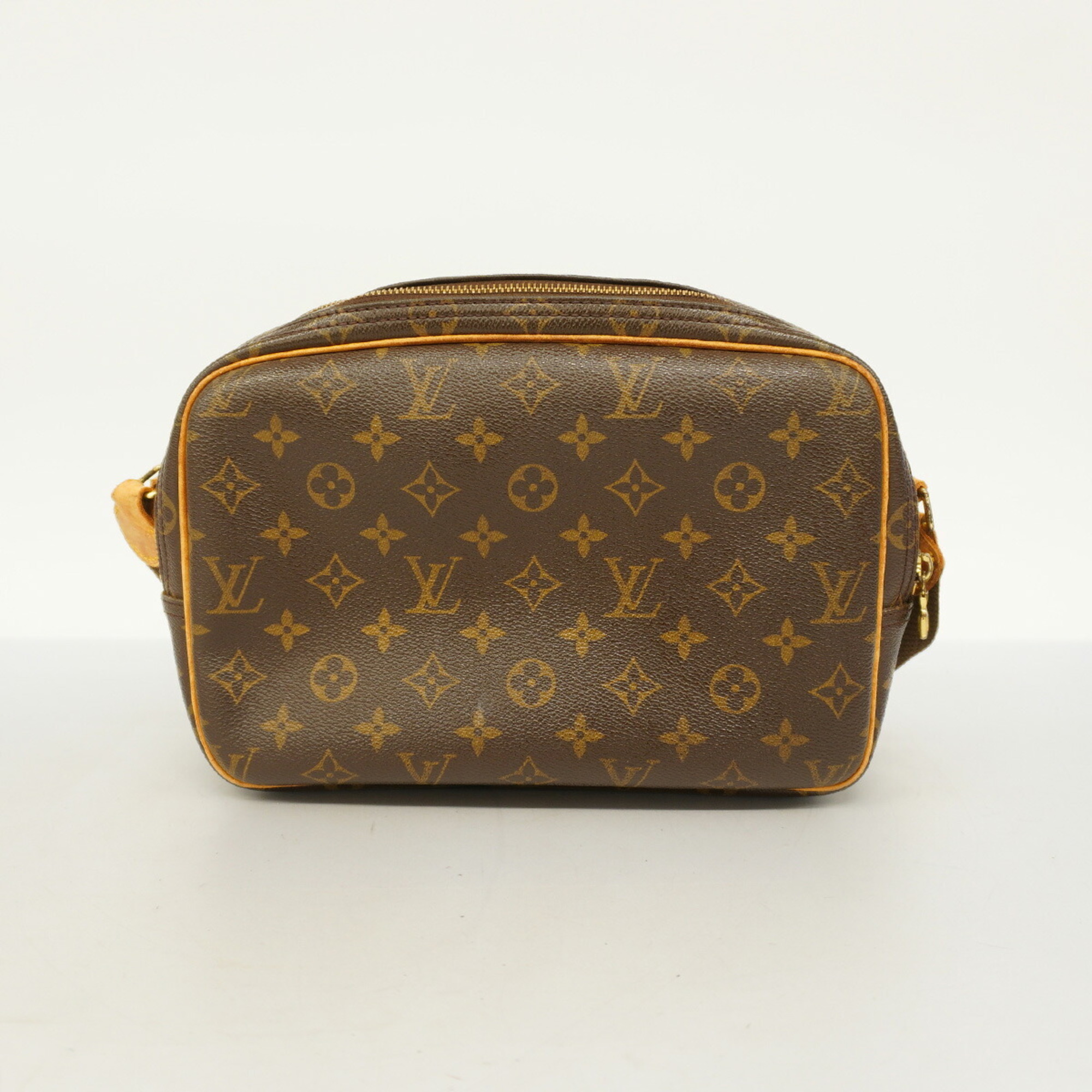 Louis Vuitton Shoulder Bag Monogram Reporter PM M45254 Brown Ladies