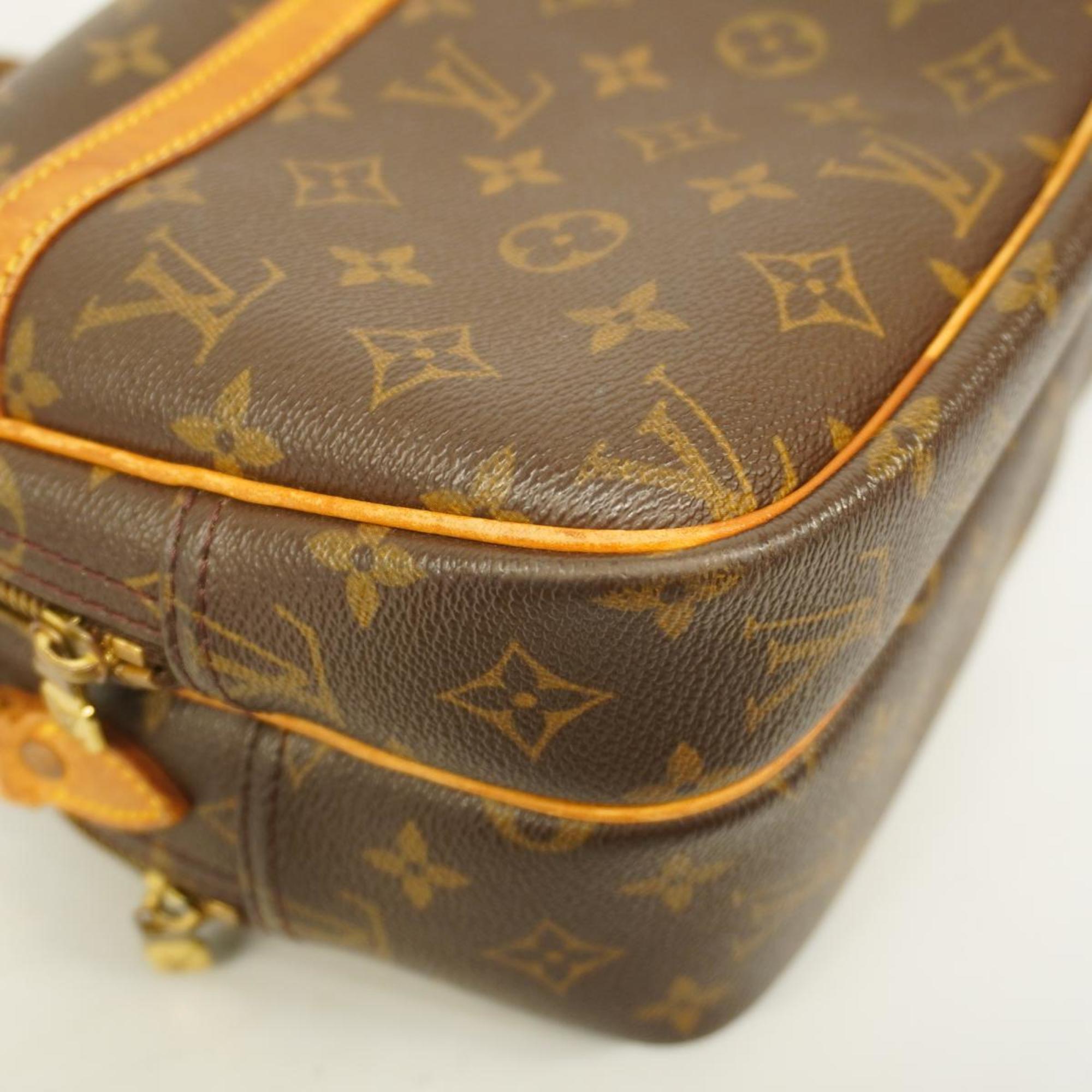 Louis Vuitton Shoulder Bag Monogram Reporter PM M45254 Brown Ladies