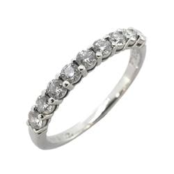 Tiffany Ring Forever Half Circle Diamond Pt950 Platinum Ladies