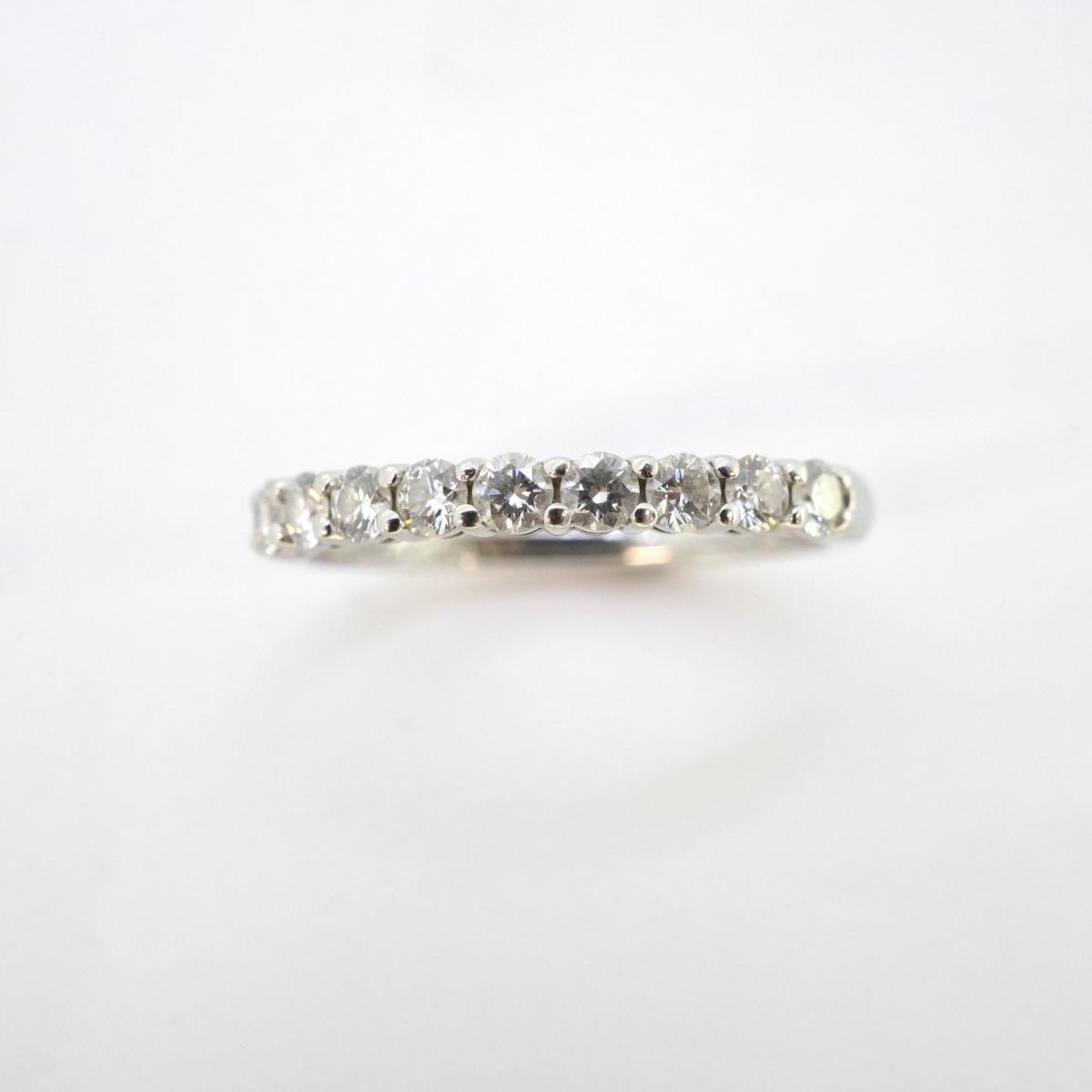 Tiffany Ring Forever Half Circle Diamond Pt950 Platinum Ladies