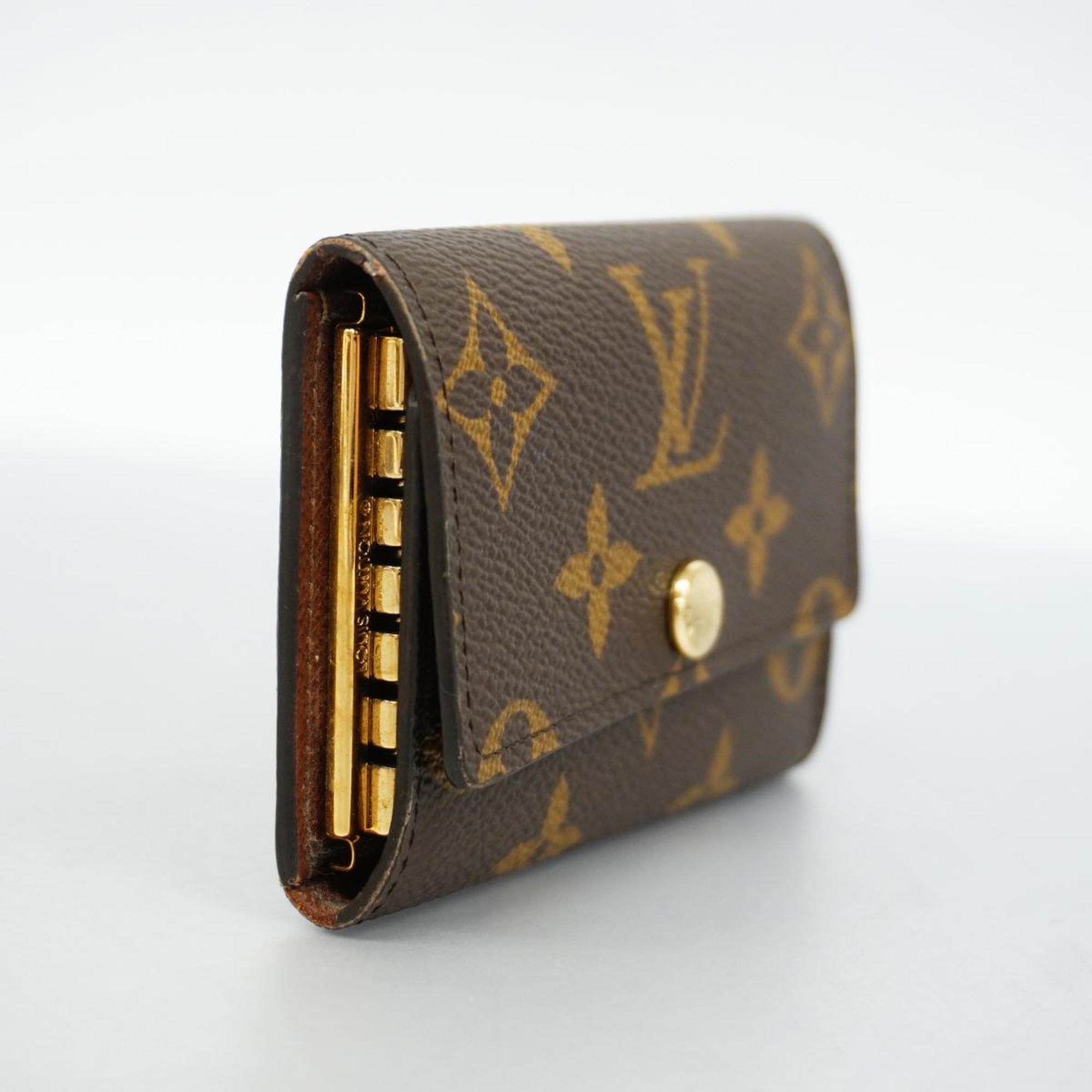 Louis Vuitton Key Case Monogram Multicle 6 M62630 Brown Men's Women's