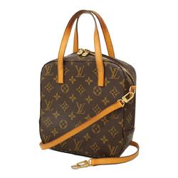 Louis Vuitton handbag Monogram Spontini M47500 brown ladies