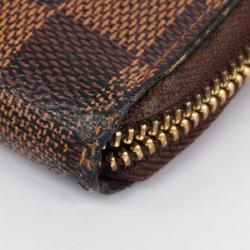 Louis Vuitton Long Wallet Damier Zippy N60015 Ebene Men's Women's