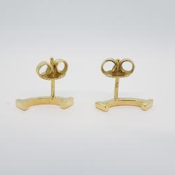 Tiffany earrings T Smile K18YG yellow gold ladies