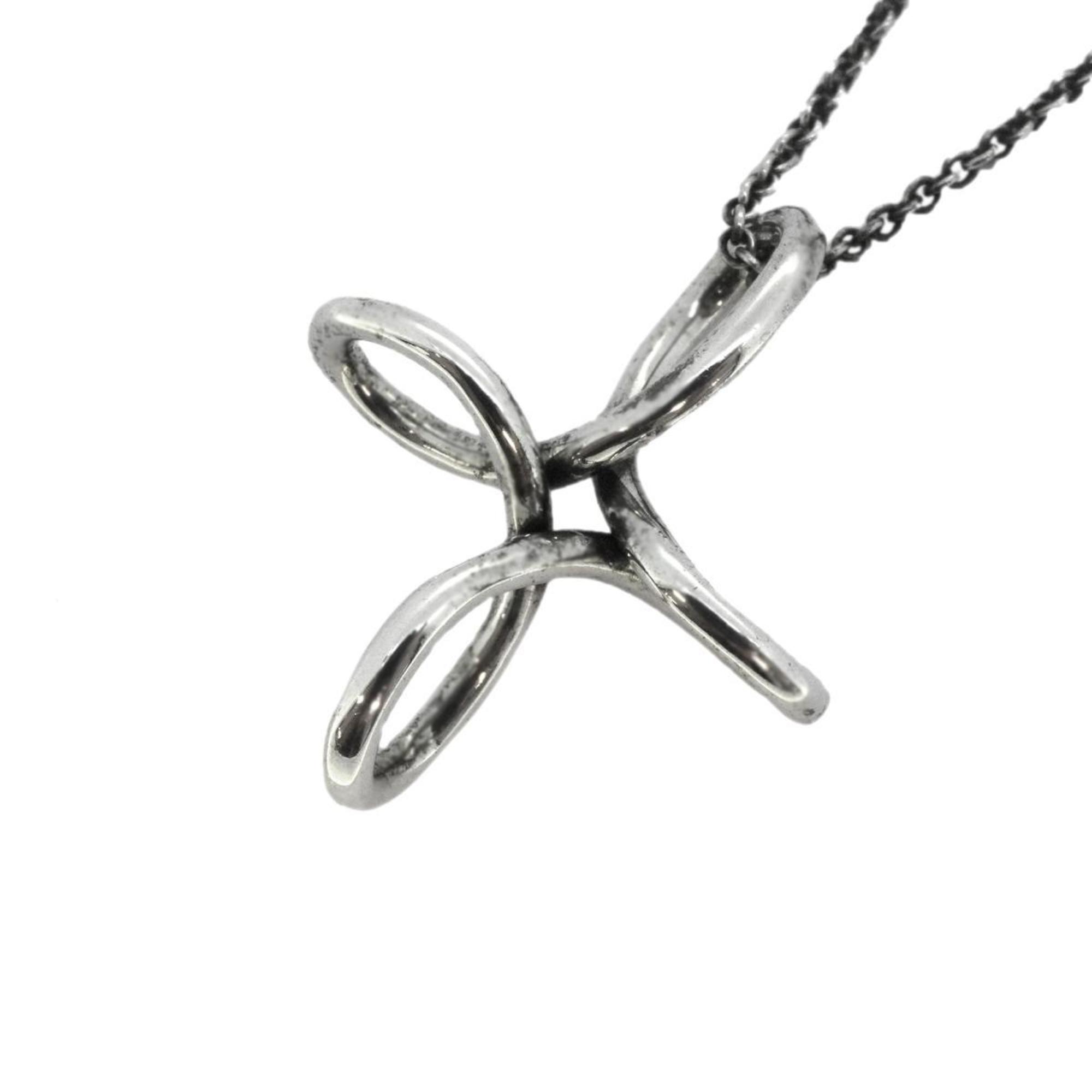 Tiffany Necklace Infinity Cross 925 Silver Women's