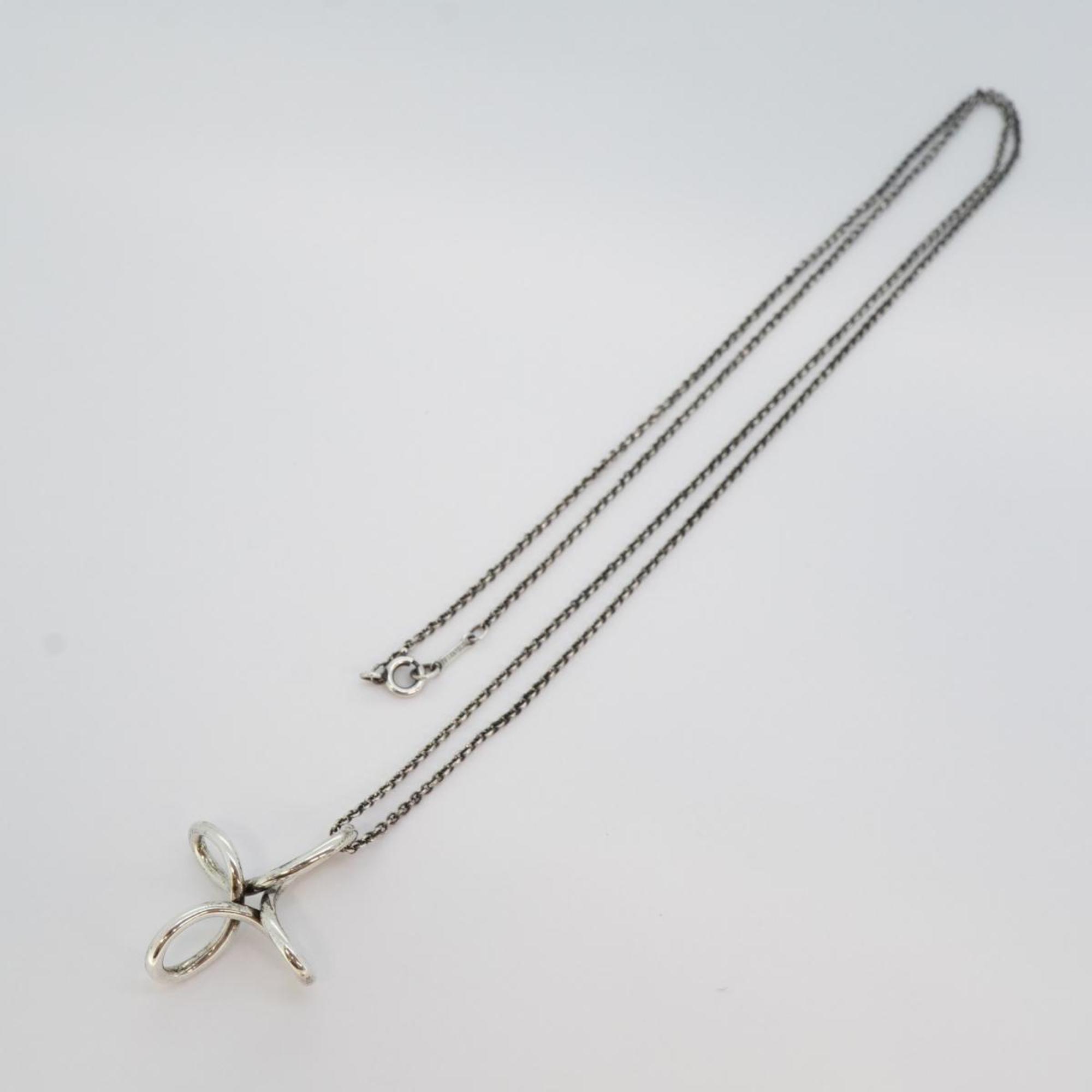 Tiffany Necklace Infinity Cross 925 Silver Women's